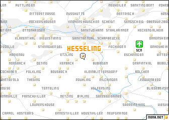 map of Hesseling