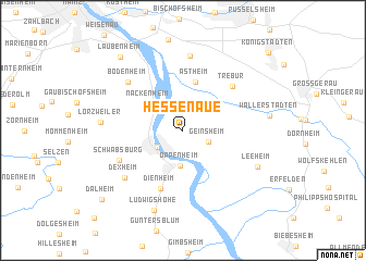 map of Hessenaue