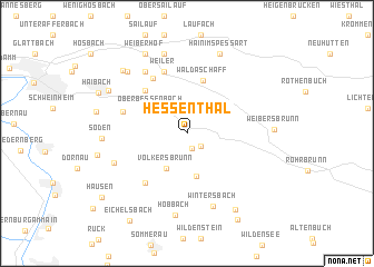 map of Hessenthal