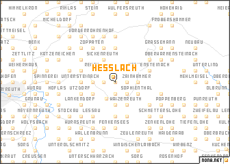 map of Heßlach