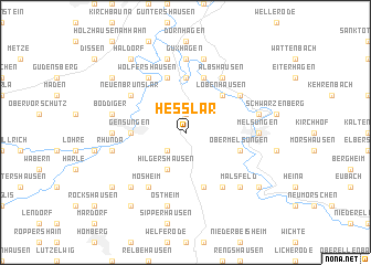 map of Heßlar