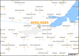 map of Heßlingen