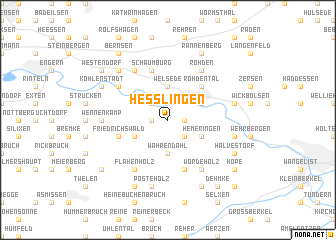 map of Heßlingen