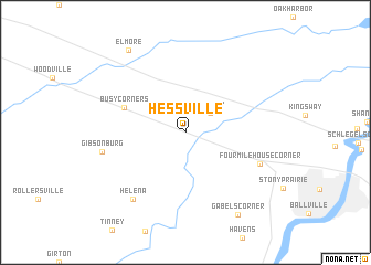 map of Hessville