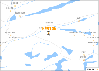 map of Hestad