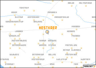 map of Hestkær