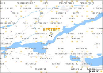 map of Hestoft