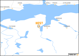 map of Hest