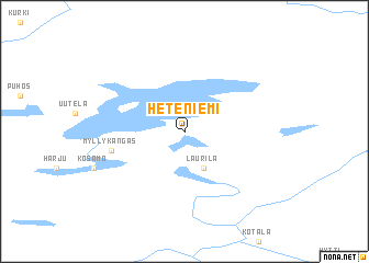 map of Heteniemi