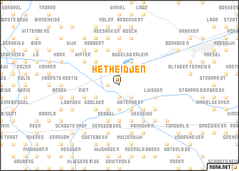 map of Het Heidjen