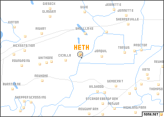 map of Heth