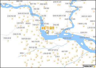 map of Hetian