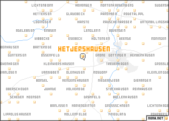 map of Hetjershausen