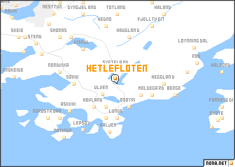 map of Hetlefloten