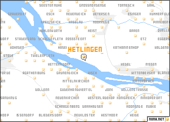 map of Hetlingen