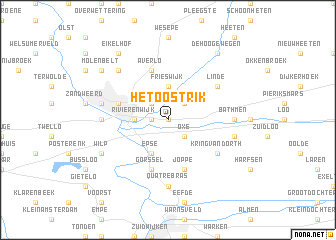 map of Het Oostrik