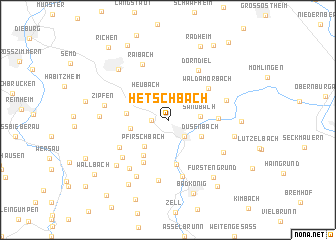 map of Hetschbach