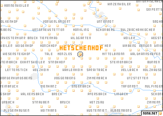 map of Hetschenhof