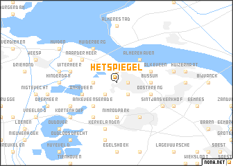 map of Het Spiegel