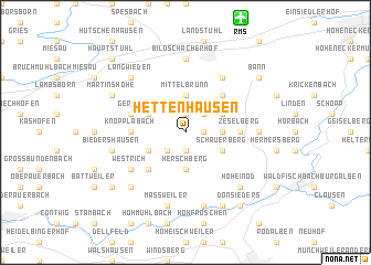 map of Hettenhausen