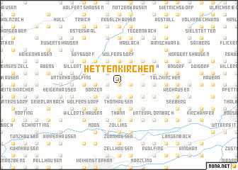 map of Hettenkirchen