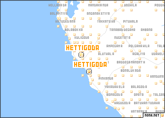 map of Hettigoda