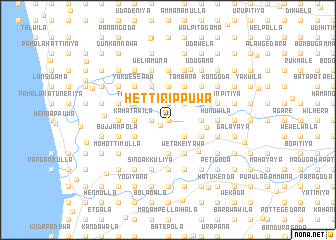 map of Hettirippuwa