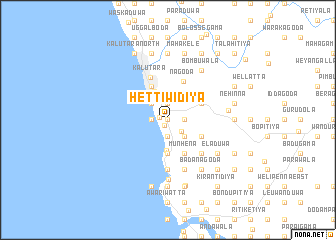 map of Hettiwidiya