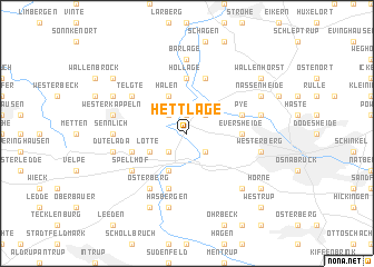 map of Hettlage