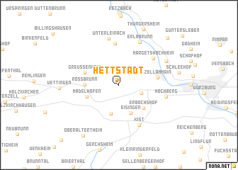 map of Hettstadt