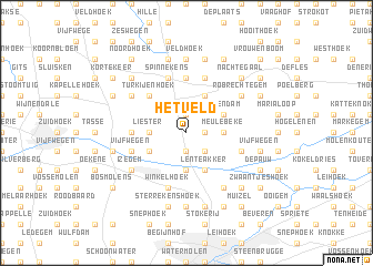 map of Het Veld