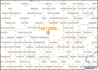 map of Het Zand