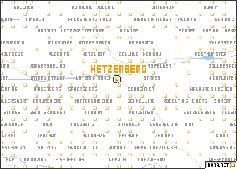 map of Hetzenberg