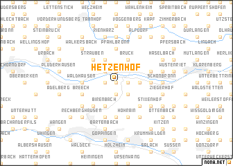 map of Hetzenhof