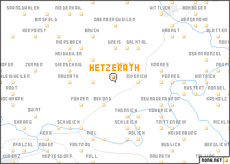 map of Hetzerath
