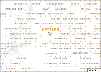 map of Hetzles