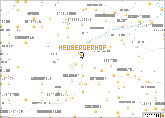 map of Heubergerhof