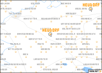 map of Heudorf