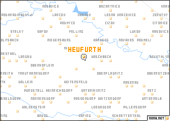 map of Heufurth