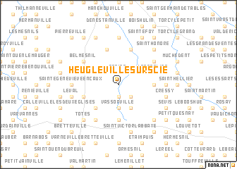 map of Heugleville-sur-Scie