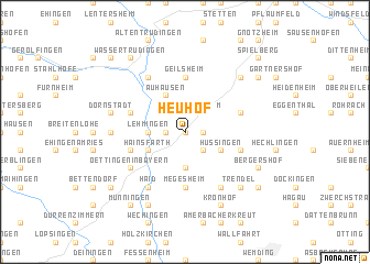 map of Heuhof