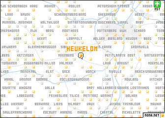 map of Heukelom