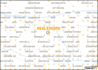 map of Heulendonk