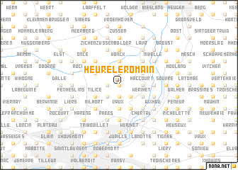 map of Heure-le-Romain