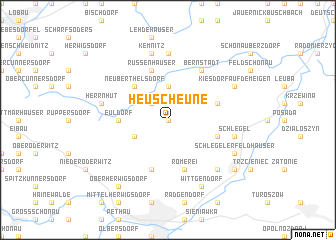 map of Heuscheune