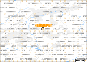 map of Heusiepen