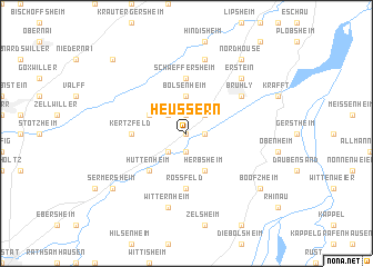 map of Heussern