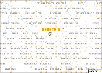 map of Heusteig