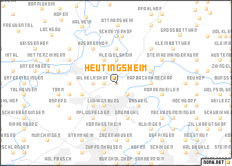 map of Heutingsheim