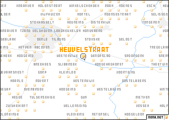 map of Heuvelstraat